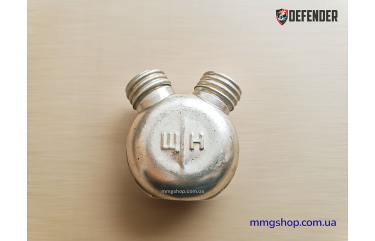 Масленка АКМ металлическая двугорловая (оригинал, штатная, советского производства)