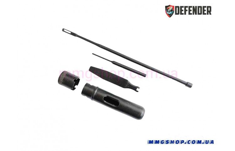 Шомпол протирка АКСУ с пеналом на 2 элемента 5,45